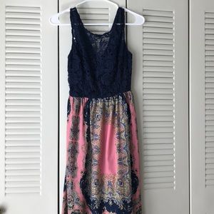 Pattern Maxi Dress